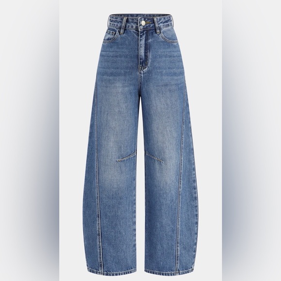 Commense Barrel Leg Jeans - Picture 2 of 3